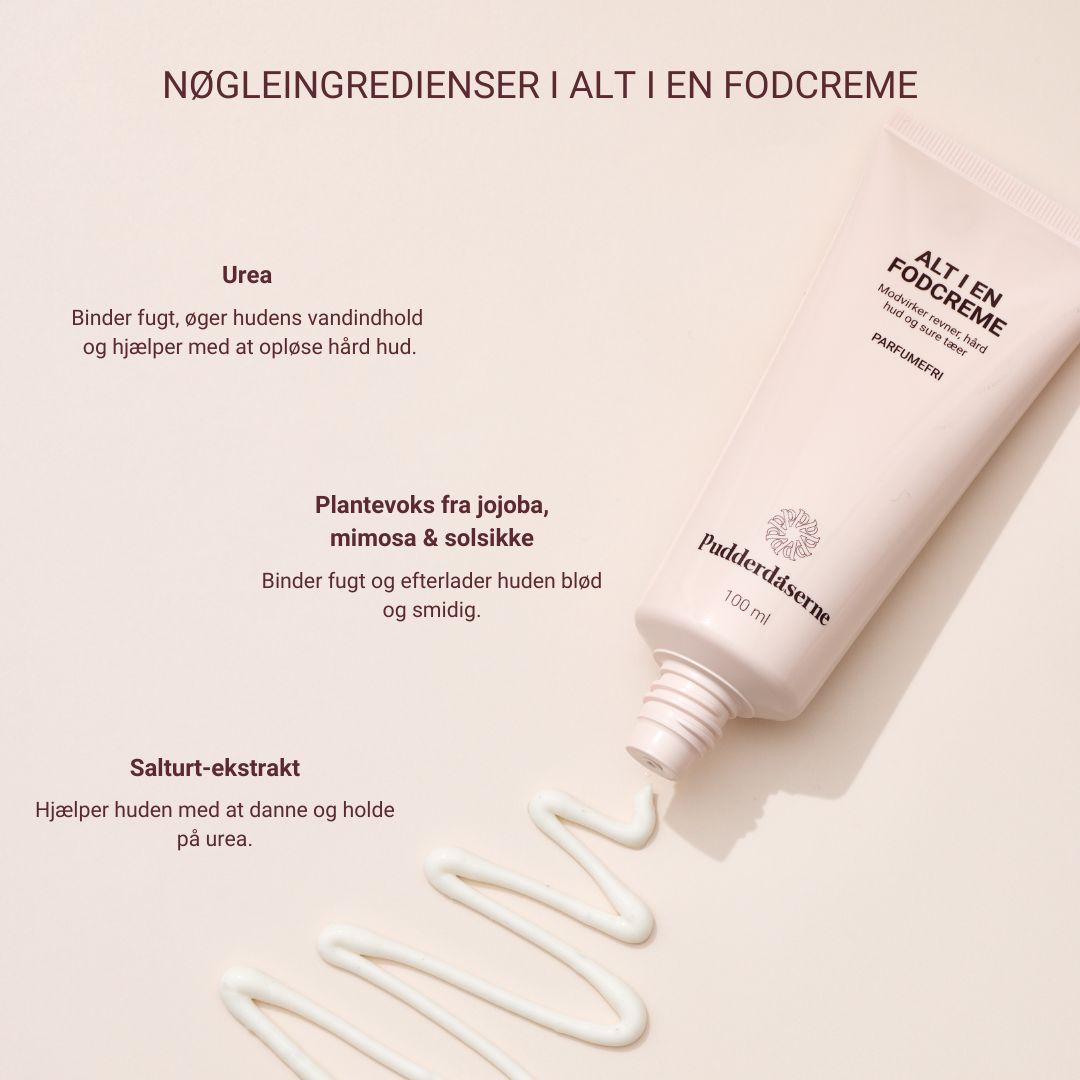 Pudderdåserne Alt i en fodcreme 100 ml