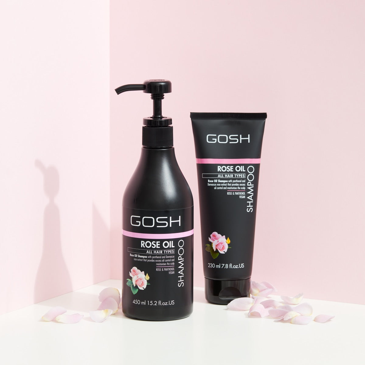 Hair Shampoo 230ml - Rose Oil